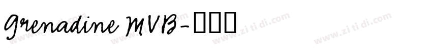 Grenadine MVB字体转换